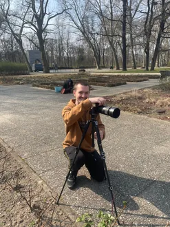 Yannick Solandt filming digital strategy content for Las Aguas